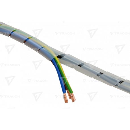 chránič kábl.KSPI-6N zväzovací špirálový prírodný bal.10m (7-40mm)